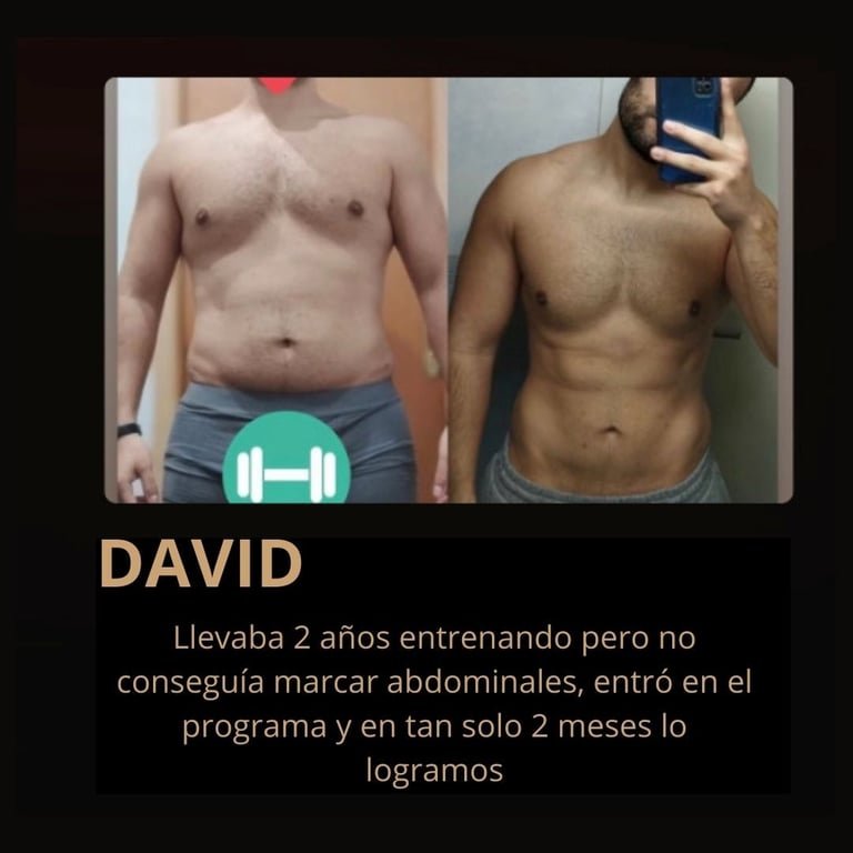 Cambio físico de David, alumno de FSC+30 — antes y después con su testimonio