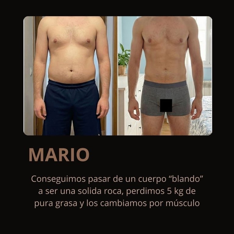 Cambio físico de Mario, alumno de FSC+30 — antes y después con su testimonio