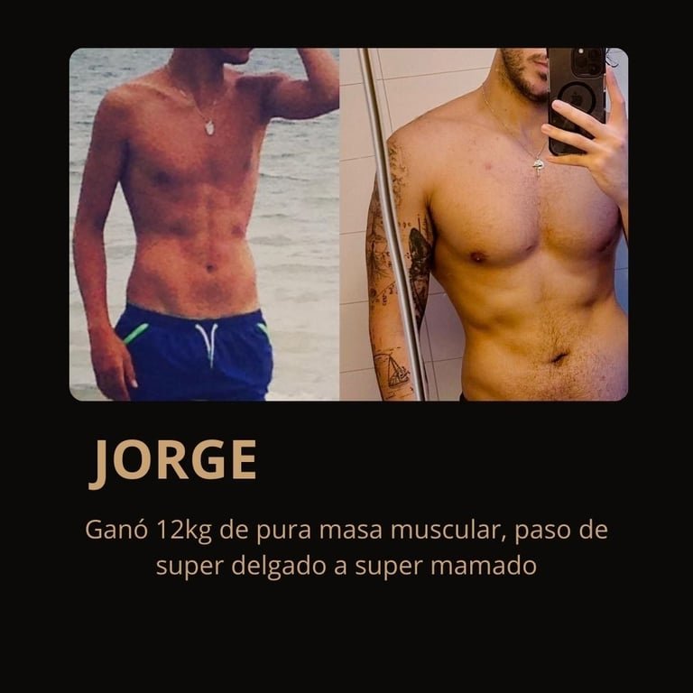 Cambio físico de Jorge, alumno de FSC+30 — antes y después con su testimonio