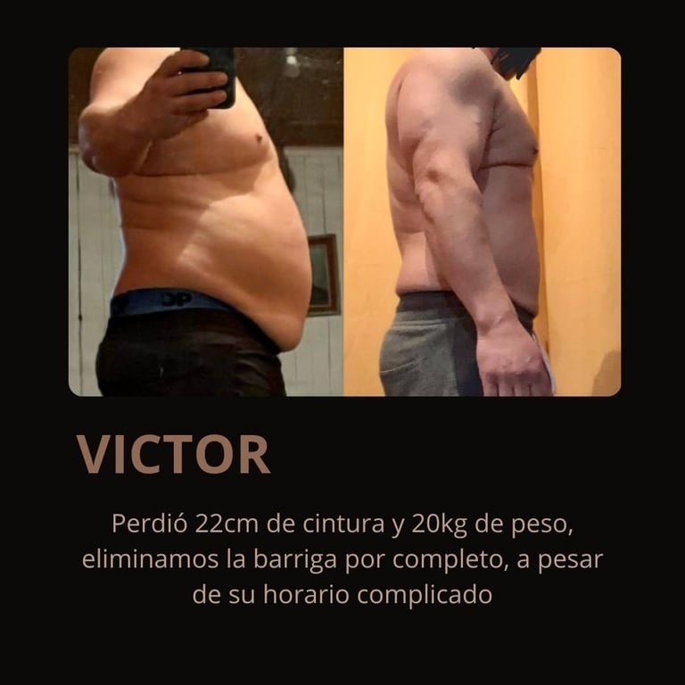 Cambio físico de Victor, alumno de FSC+30 — antes y después con su testimonio