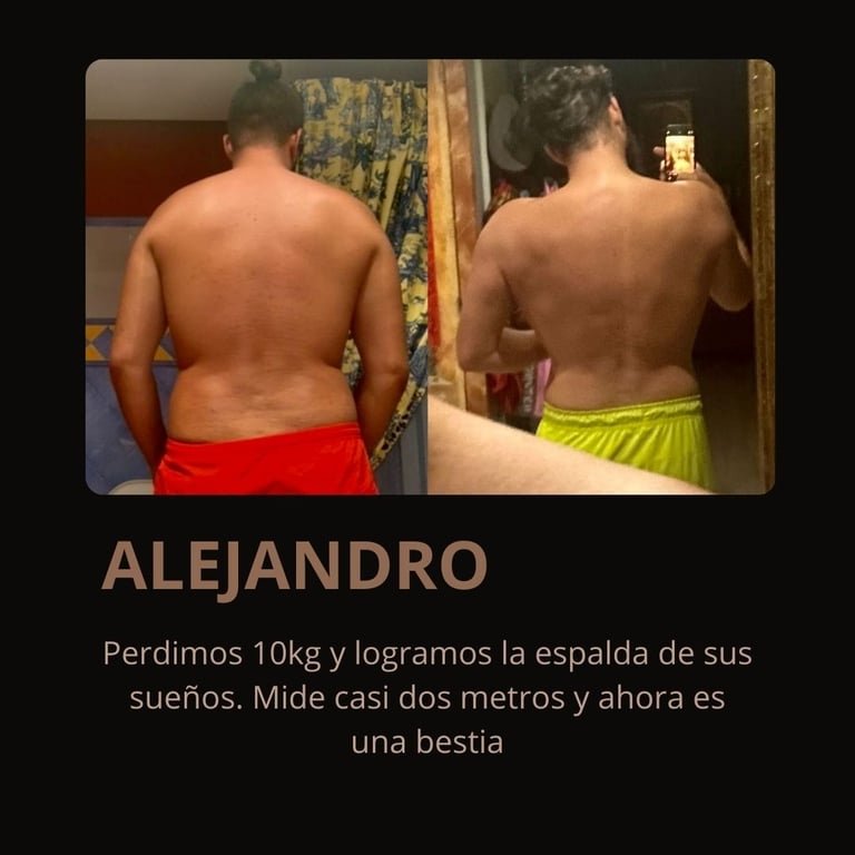 Cambio físico de Alejandro, alumno de FSC+30 — antes y después con su testimonio